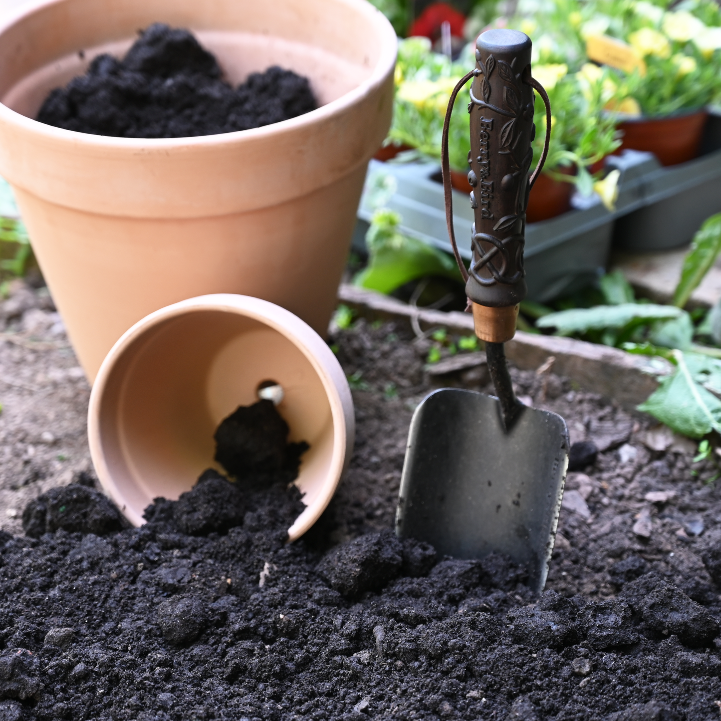 Nordic Carved Hand Trowel