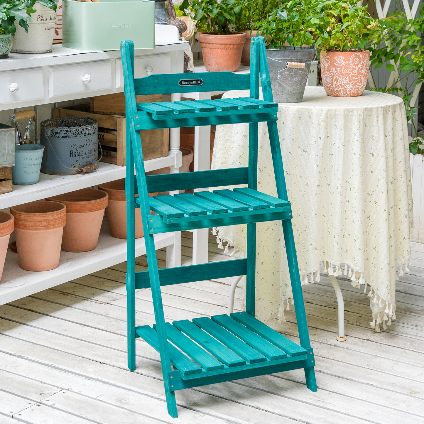 Folding Plant Stand