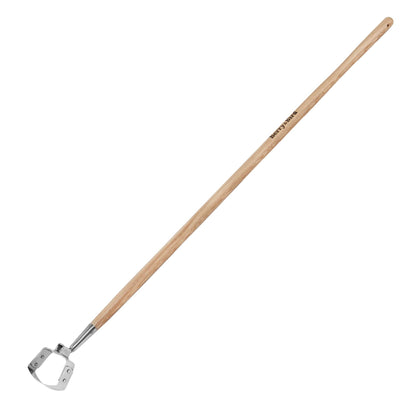 Garden Tool Hula Hoe 63 inch with Wooden Long Handle Hand Garden Weeder Hoe