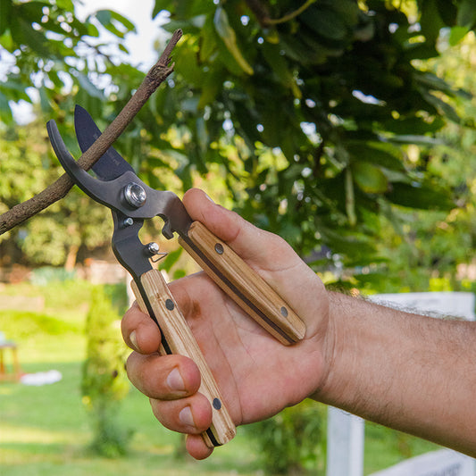 Garden Tools Wood Handle Pruning Shears