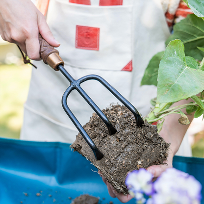 Nordic Carved Hand 3 Prong Cultivator