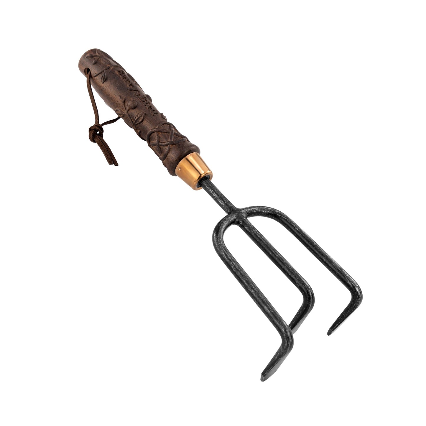 Nordic Carved Hand 3 Prong Cultivator