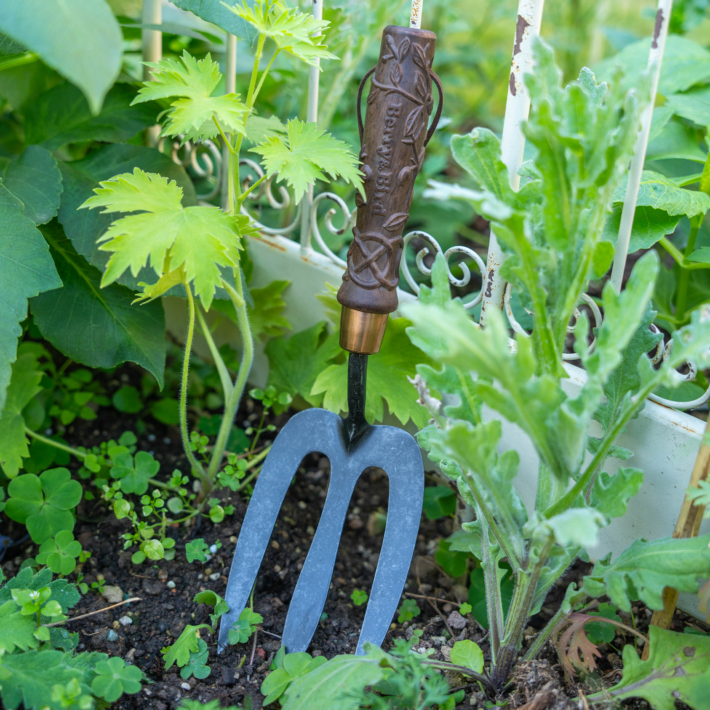 Nordic Carved Hand Fork