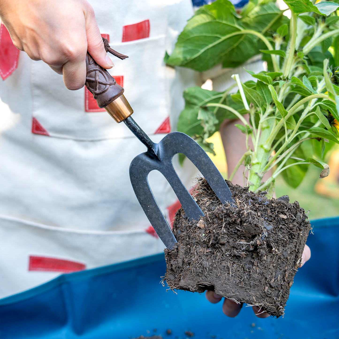 Nordic Carved Hand Fork