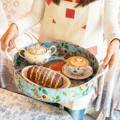 Round Metal Tray (Robin)