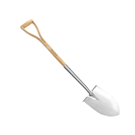 Stainless Steel Border Pointed Spade
