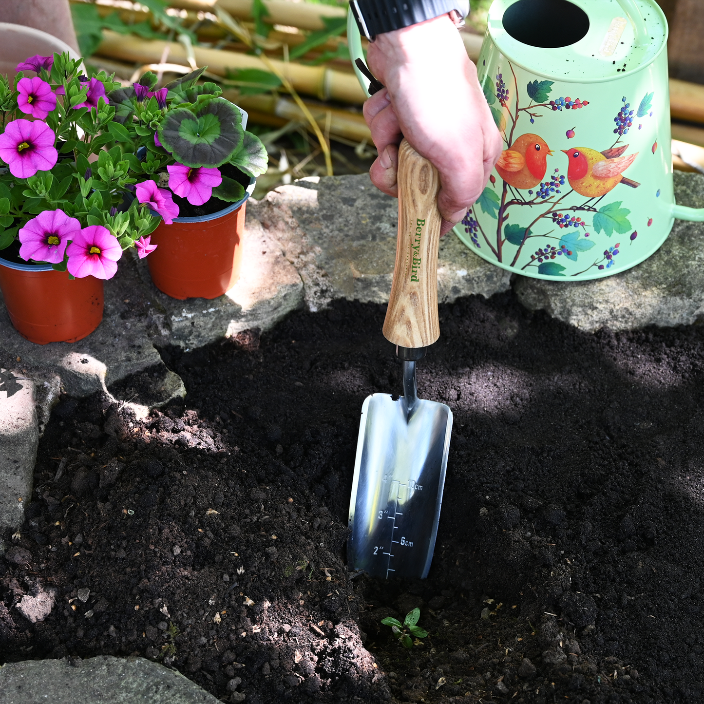 Stainless Steel Hand Transplanting Trowel