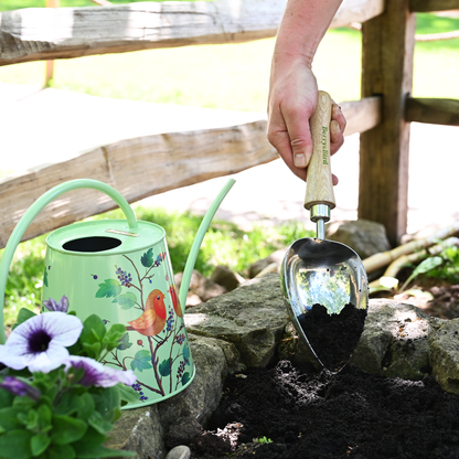 Stainless Steel Heart Shaped Hand Potting Scoop
