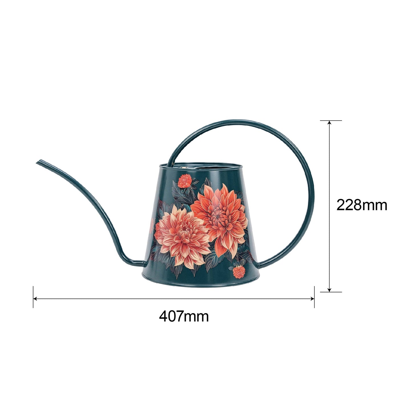 Stainless Steel Long Spout Watering Can (Dahlia)