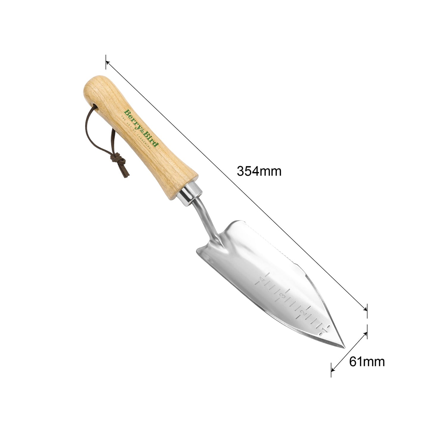 Stainless Steel Pointed Transplanting Trowel
