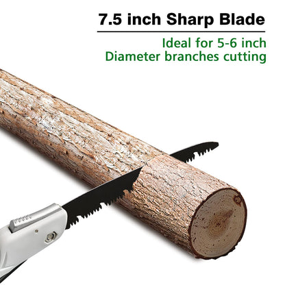 Garden Tools Pruning Saw Camping Folding Saw with 7.5 inches Rugged SK5 Steel Blade