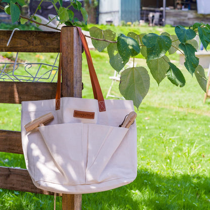 Garden Tool Bag With Pockets for Indoor and Outdoor Gardening, 21.65" x 7.09" x 13.78"