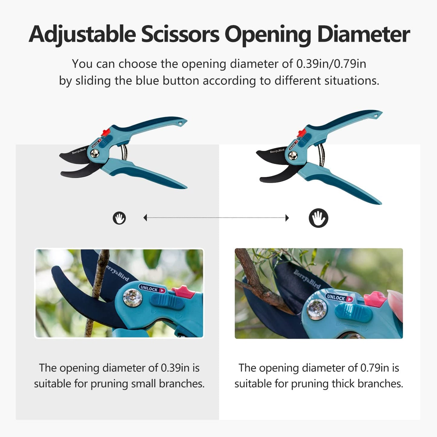 Garden Pruning Shear Tool Set 3 PCS  Gardening Tool Kit (Bypass Pruning Shears, Gloves, Water Sprayer)